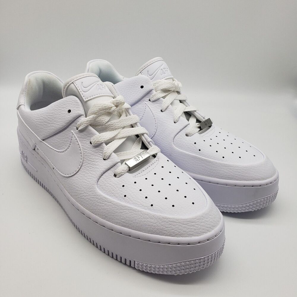 Nike Air Force 1 AF1 Sage Low Women's Shoes AR5339 100 White Size 11 - Picture 16 of 16